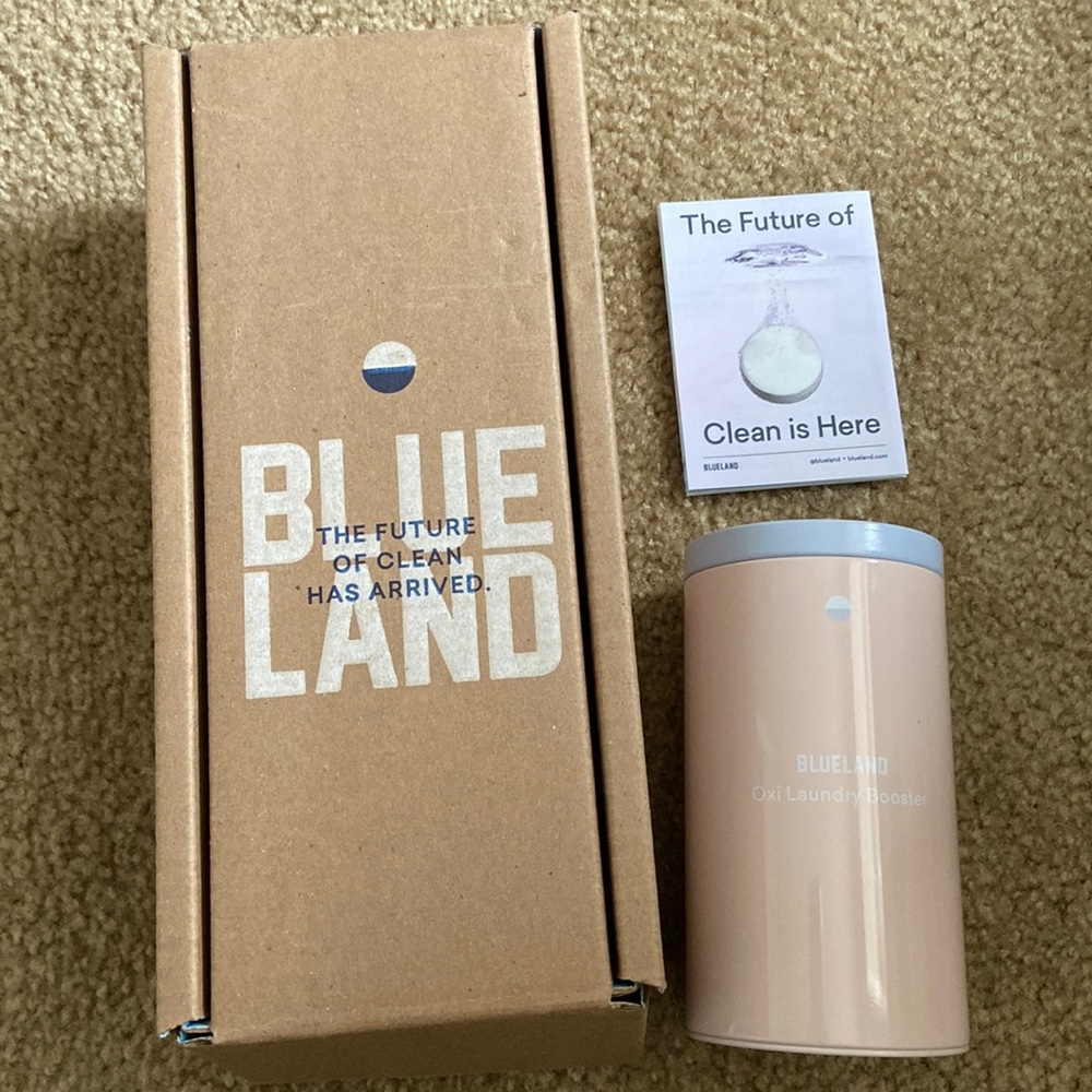 Blueland Oxi Laundry Booster refill canister